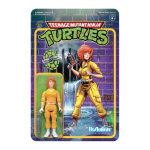 April O&rsquo;Neil figurine Les Tortues Ninja TMNT Re-Action Super7 10 cm