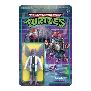 Baxter Stockman figurine Les Tortues Ninja TMNT Re-Action Super7 10 cm
